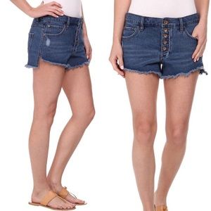 Free People Runaway Jean Shorts 25